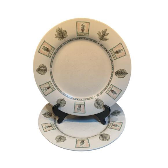 Pfaltzgraff Portfolio Naturewood Dinner Plate Set Of Two 11 Inch Garden - Picture 2 of 5